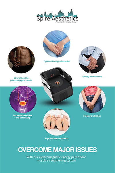 Image of EMS chair to treat Urine leakage Newbury from Spire Aesthetics