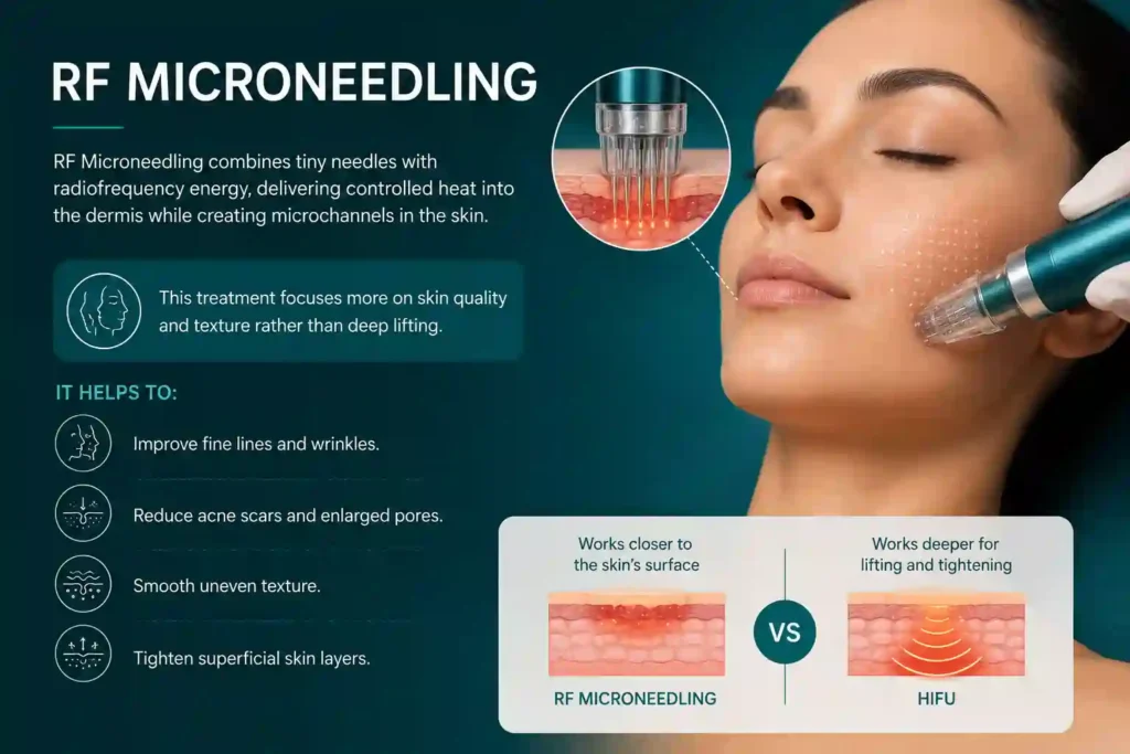What Does RF Microneedling Do That HIFU Alone Cannot Newbury