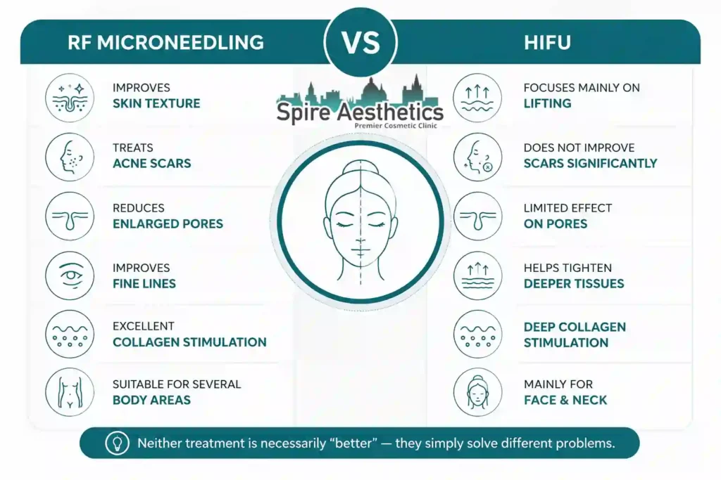RF Microneedling vs HIFU: Which Treatment Gives Better Results Newbury?
